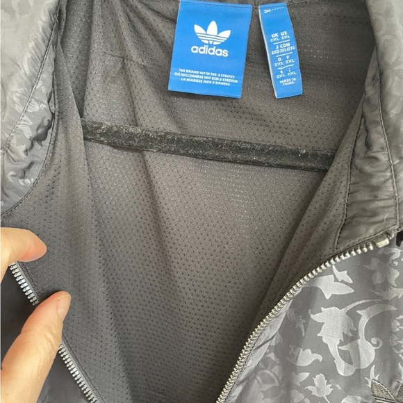 adidas Originals Ornamental Block Half-Zip Coach Jacket CF5317 size 2XL - Picture 8 of 9